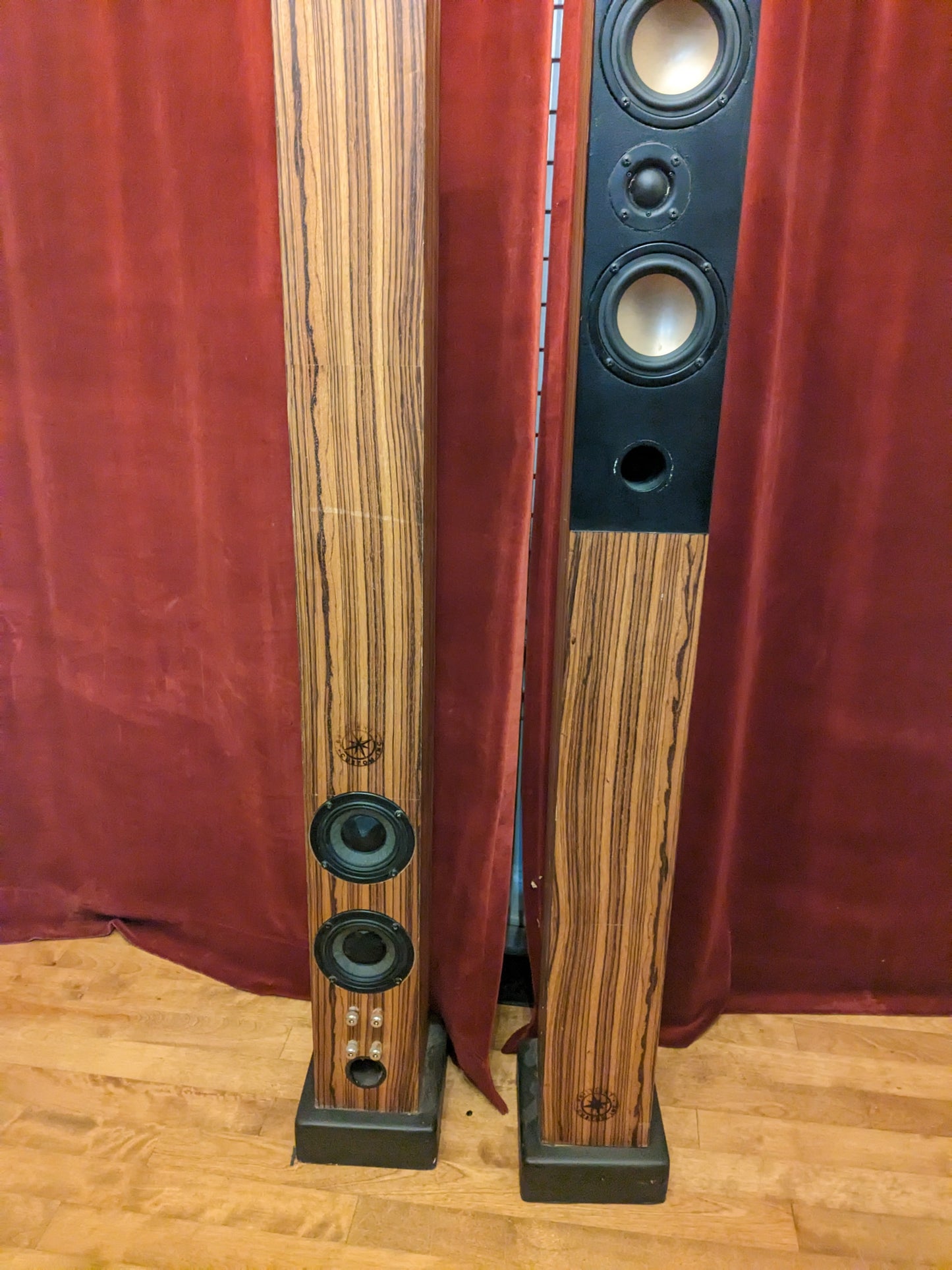 Audiophile Paired Towers Speakers